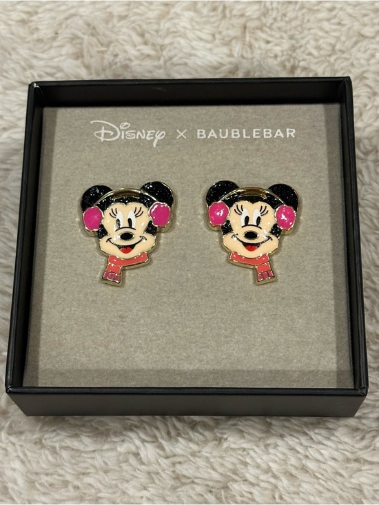 BaubleBar Jewelry - NWT baublebar disney minnie mouse winter earrings